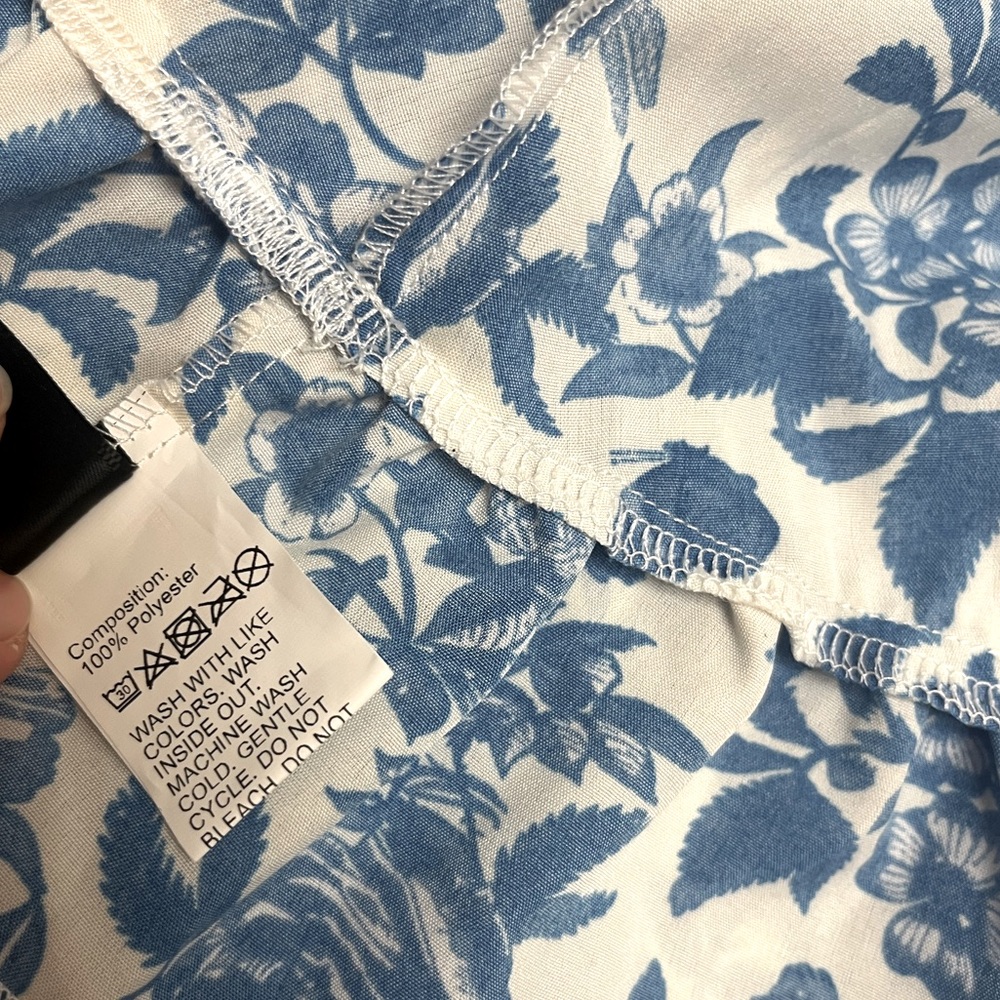 โค๏ธ FREE with any purchase ๐๐ฝ Shein ๐๐ฉต Ruffle Hem Skirt Floral Pattern - Picture 14 of 15